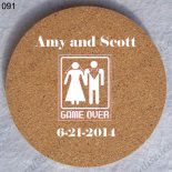promotional table mat cork coaster wedding favor coasters 091