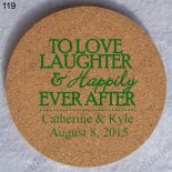 wedding gifts personalized drink cork coaster wholesale 119