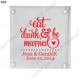 glass coasters wedding gifts gl
